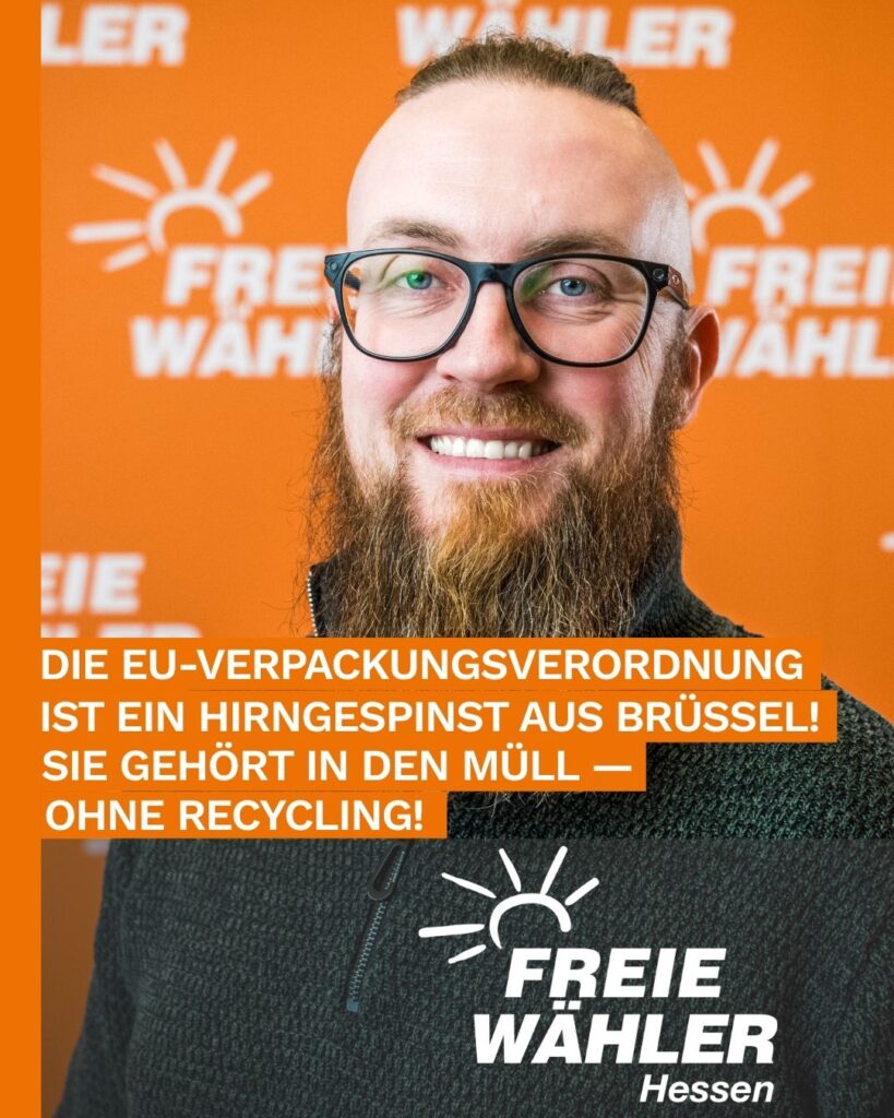 Bürokratiemüll statt weniger Verpackungsmüll?